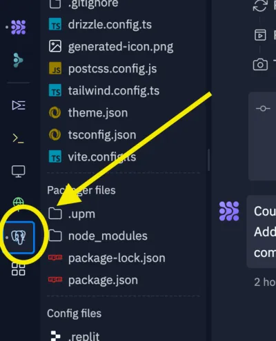 Replit database icon