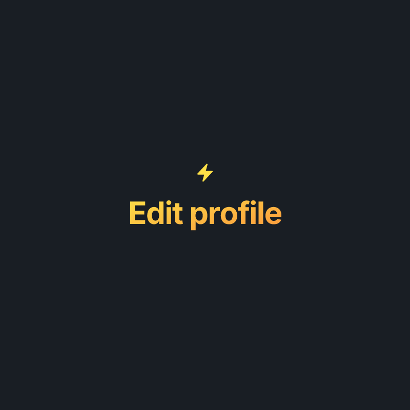 Edit profile · Account · Flashboard